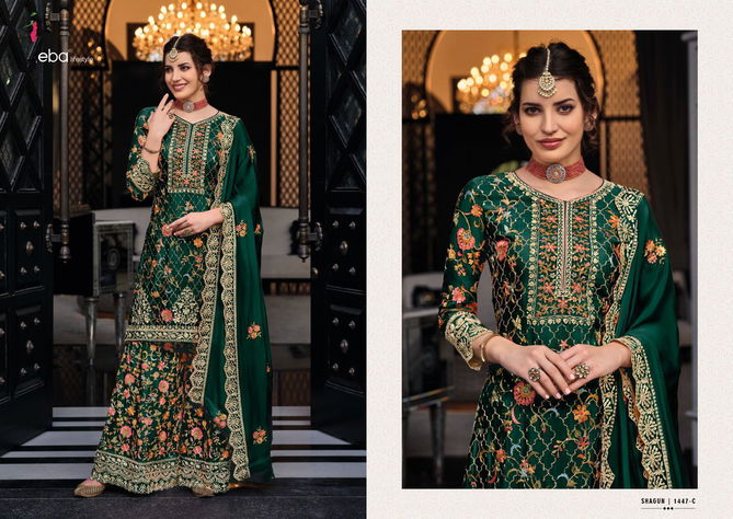 Eba Shagun Color Edition 6 Sharara Wedding Salwar Suits Catalog
